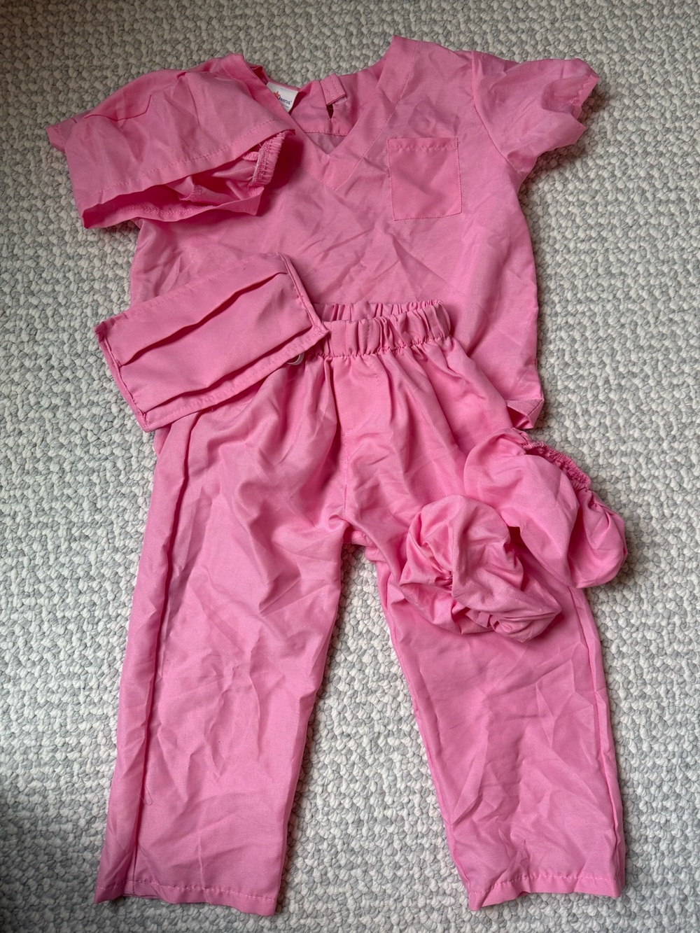 Size 2T (12-24m) Doctor/Surgeon Dress Up set pink
